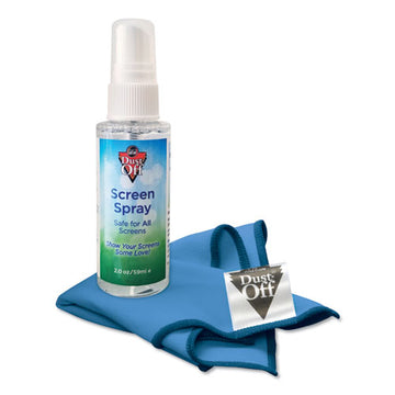 Dust-Off® Laptop Computer Cleaning Kit, 50 Ml Spray-microfiber Cloth freeshipping - TVN Wholesale